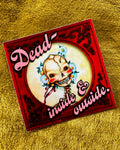 Dead Inside & Outside, Skull Portrait Sticker